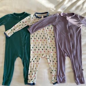 Kyte Baby | long sleeved zippered romper | Multiple Colors | 18-24 months